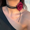 Image of New Plant Velvet Flower Collar For Women Shopping