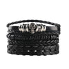 Image of Men's Punk Woven Leather Bracelet Shopping