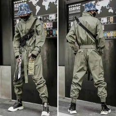 Men's Retro Casual Legging Jumpsuit With Loose Straps Shopping