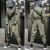 Image of Men's Retro Casual Legging Jumpsuit With Loose Straps Shopping