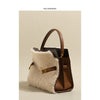 Image of Lamb Wool Bag Autumn And Winter Fashion All-matching Women's Leather Plush Bag Shopping