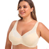 Image of Lace Steel Ring Plus Size Women's Bra Shopping