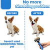 Image of Grooming Brush For Pet Dog Cat Deshedding Tool Rake Comb Fur Remover Reduce 2-Side Dematting Tool For Dogs Cats Pets Grooming Brush Double Sided Shedding And Dematting Undercoat Rake Hair Removal Comb Shopping