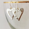 Image of Independent Station Retro Heart-shaped Valentine's Day Earring Shopping