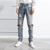 Image of Hip Hop Trend Men's Belt Zipper Jeans Shopping