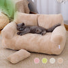 Image of Luxury Cat Bed Sofa Winter Warm Cat Nest Pet Bed For Small Medium Dogs Cats Comfortable Plush Puppy Bed Pet Supplies Shopping