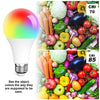 Image of LED Light Bulb 15W RGB Smart Wireless Remote Dimmable Lamp Color Changing Smart WiFi LED Light Bulb Multi-Color For Alexa Shopping