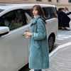 Image of Autumn And Winter Mid-length Fur Fur One Coat Shopping