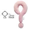 Image of 3me Lifestyle Portable Question Mark Pillow Memory Foam Travel Neck Pillows Ergonomic Neck Support Cushion For Sleeping Rest On Airplane Car Train And At Office And Home Use Shopping