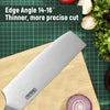 Image of Vegetable Cleaver - Japanese Cleaver 6.5 Inch Chopping Knife High Carbon Stainless Steel Knives With Wooden Handle 6.5 Inch Cleaver Knife Shopping