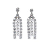 Image of Rhinestone Earrings Su Light Luxury Temperament Earrings Vintage Accessories Shopping