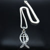 Image of Simple Stainless Steel Fishbone Pendant Necklace Shopping