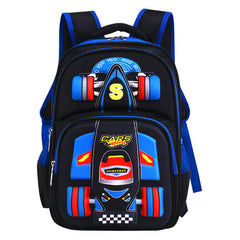 Three Dimensional Car Boys Primary School Trolley School Bag Shopping