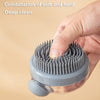 Image of Shampoo Brush Bath Scalp Brush Massage Soft Brush Silicone Head Scrubber Scalp Scratcher Dandruff Silicone Body Scrubber Men Massage Combs Shopping