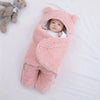 Image of Winter Baby Sleeping Bag Bear Nap Printed Sleeping Bag, Suitable For Babies Aged 0-10 Months, Soft Nap Mat With Removable Pillow Shopping