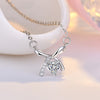 Image of Women's Light Luxury Bow Necklace Shopping