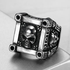 Men's Fashion Personality Skull Rock Ring Shopping