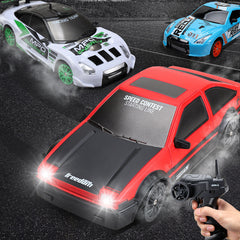 2.4G Drift Rc Car 4WD RC Drift Car Toy Remote Control GTR Model AE86 Vehicle Car RC Racing Car Toy For Children Christmas Gifts Shopping