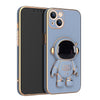 Image of 3D Astronaut Phone Case Anti-Drop Electroplating Bracket Shopping