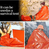 Image of Portable Lightweight Emergency Sleeping Bag, Blanket, Tent - Thermal Bivy Sack For Camping, Hiking, And Outdoor Activities - Windproof And Waterproof Blanket For Survival Shopping