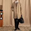 Image of Lapel Single Breasted Business Casual Mid-length Trench Coat Shopping