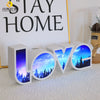 Image of Valentines Day Decor LED LOVE Light Valentines Day Gift For Girlfriend Bithday Wedding Party Decoration Romantic Wedding Decor Shopping