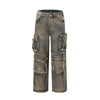 Image of Men's Multi-pocket Loose Wide-leg Pants Shopping