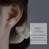 Image of S925 Sterling Silver Constellation Stud Earrings For Women Shopping