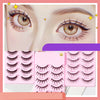 Image of 5 Pairs Manga Lashes New Arrival Anime Cosplay Natural Wispy  Korean Makeup Artificial False Eyelashes Shopping111