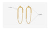 Image of European And American Ins Style Chain U-shaped Ear Studs Shopping