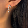 Image of Asymmetric Lava Special Interest Light Luxury Personalized Earrings Shopping