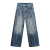 Image of Loose Straight Jeans Men's Wide Leg Pants Trousers Shopping