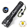 Image of High Power 12000000 Lumen Ultra Bright Aluminum Flashlight LED Rechargeable UK Shopping