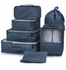 Image of 7pcs Packing Cubes Luggage Storage Organiser Travel Compression Suitcase Bags Shopping