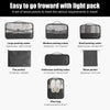 Image of 7pcs Packing Cubes Luggage Storage Organiser Travel Compression Suitcase Bags Shopping