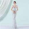 Image of Women's Long Sequin Party Evening Dress Shopping