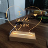 Image of Creative Note Board Creative Led Night Light USB Message Board Holiday Light With Pen Gift For Children Girlfriend Decoration Night Lamp Shopping