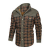 Image of Thickened Shirt Jacket With Classic Plaid Fuzzy Fleece Lining Inside Design Shopping