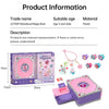 Image of Girls Jewelry Making Kit DIY Arts And Crafts Gifts, Necklace Pendant & Bracelet Crafting Set Versatile Magic Sticker Machine Magic Book Children's DIY Making Christmas Gift Jewelry Gift Set For Kids G Shopping