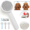 Image of Pet Self Cleaning Cat Brushes, Cat Grooming Brush For Dogs Cats For Long Haired & Short Hair Gently To Remove Loose Undercoat, Mats Tangled Shopping