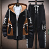 Image of Fall Jacket Trousers Men Leisure Set Shopping