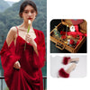 Image of Suspended Sleeping Dress Feather Morning Robe Shopping