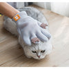 Image of Pet Glove Cat Grooming Glove Cat Hair Deshedding Brush Gloves Cat Floating Hair Pet Hair Removal Brush Dog Bathing Massage Comb Silicone Hair Removal Gloves Shopping