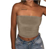 Image of Exposed belly button wrap chest Shopping