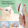 Image of Self Cleaning Slicker Brush For Dogs, Cats Pets-One Click Cleaning Function-Gentle Effective Cat, Pet Dog Hair Remover-Dog Grooming Accessories For Small, Medium Large Dogs Shopping