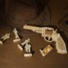 Image of ROKR Wooden Puzzle Gun Toys Model DIY 3D Building Kits For Gifts Shopping