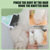 Image of Dog Brush Pet Hair Remover Double Sided Open Knot Comb Dog Dematting Tool Deshedding Dog Brush - Double-Sided Pet Hair Remover For Cats & Dogs - Undercoat Grooming Rake For Shedding Shopping