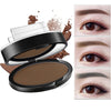 Image of Eyebrow Powder Stamp Tint Stencil Kit Cosmetics Professional Makeup Waterproof Eye Brow Stamp Lift Eyebrow Enhancers Stencil Kit Shopping111