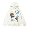 Image of Fashion Cartoon Printed Hoodie Men Shopping