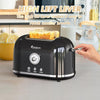 Image of Toaster 2 Slice Retro Toaster Stainless Steel With 6 Bread Shade Settings And Bagel Cancel Defrost Reheat Function, Cute Bread Toaster With Extra Wide Slot And Removable Crumb Tray Shopping